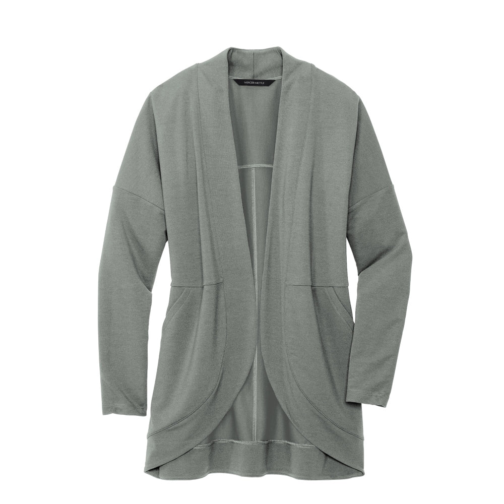 Mercer+Mettle® Women’s Stretch Open-Front Cardigan - Gusty Grey