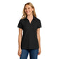 Port Authority® Women's C-FREE® Cotton Blend Pique Polo - Black