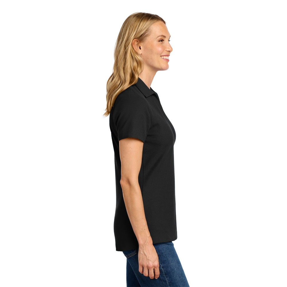 Port Authority® Women's C-FREE® Cotton Blend Pique Polo - Black