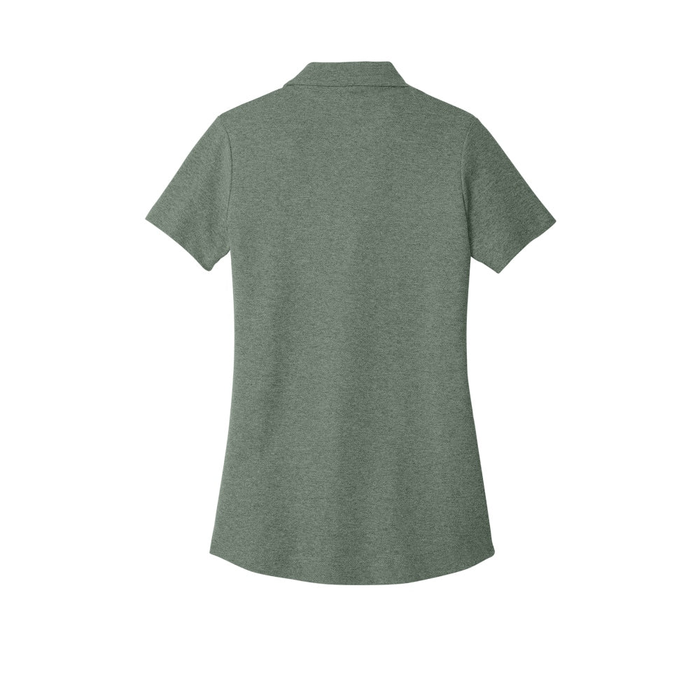 Port Authority® Women's C-FREE® Cotton Blend Pique Polo - Dark Green Heather