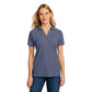 Port Authority® Women's C-FREE® Cotton Blend Pique Polo - Navy Heather