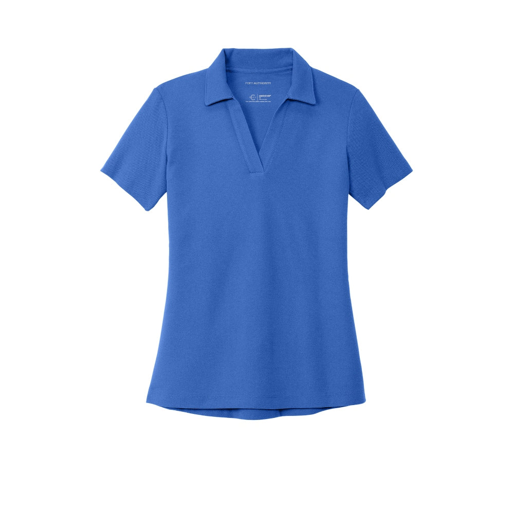Port Authority® Women's C-FREE® Cotton Blend Pique Polo - True Blue