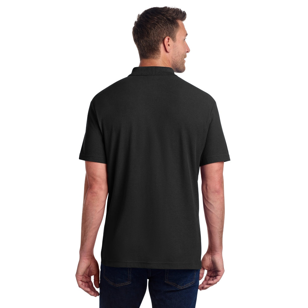 Port Authority® C-FREE® Cotton Blend Pique Polo - Black