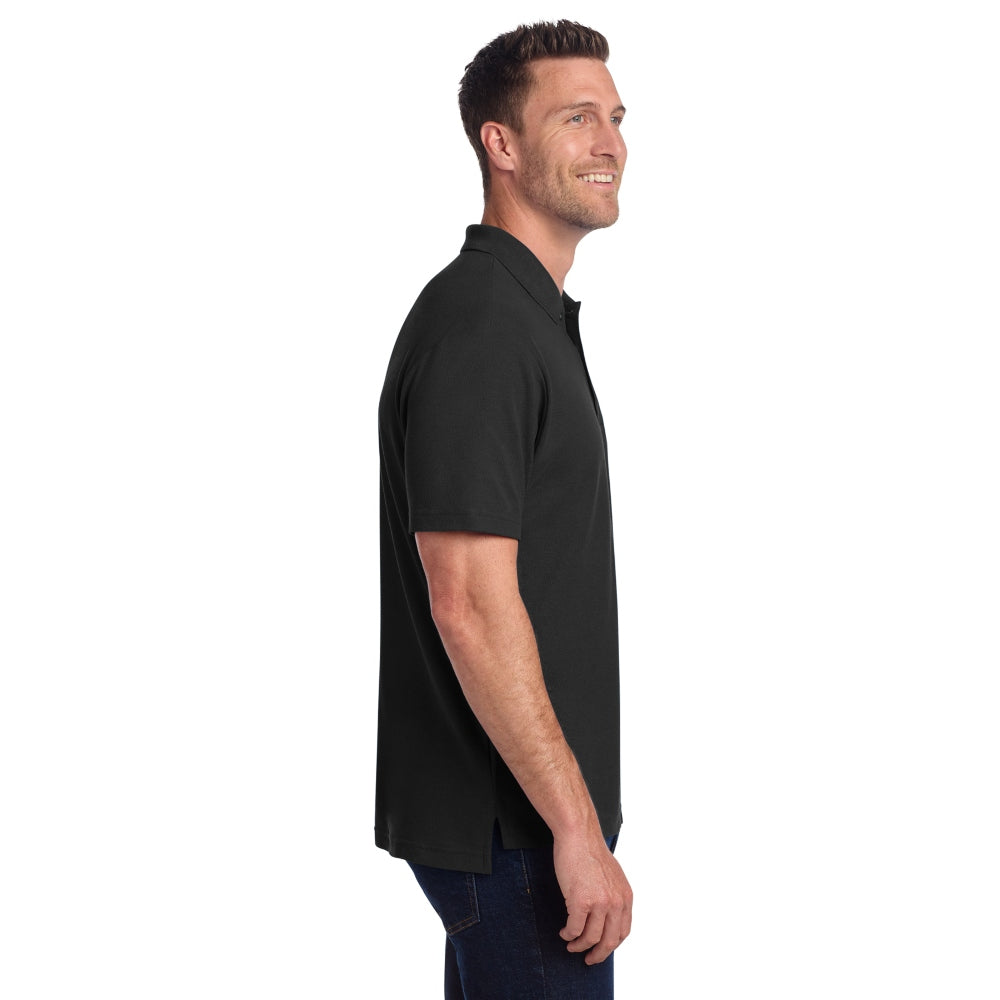 Port Authority® C-FREE® Cotton Blend Pique Polo - Black