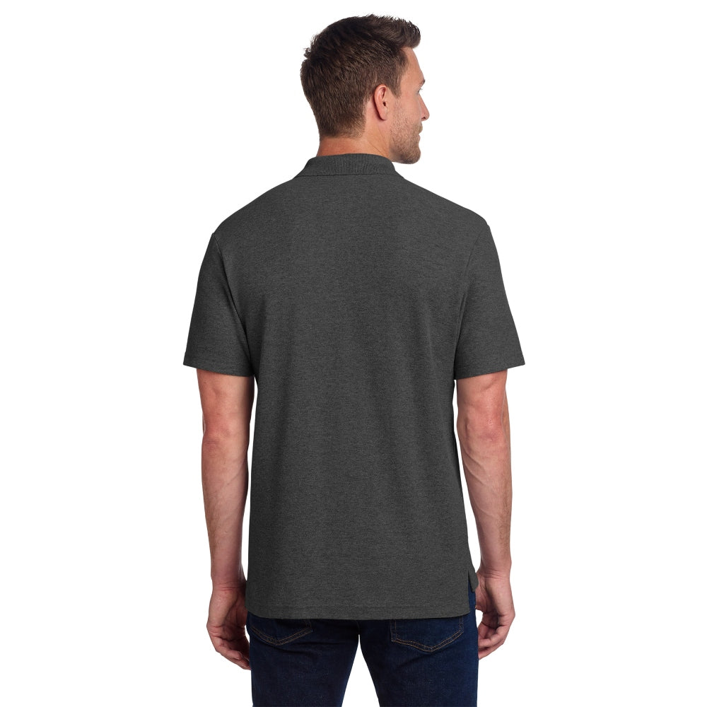 Port Authority® C-FREE® Cotton Blend Pique Polo - Charcoal Heather