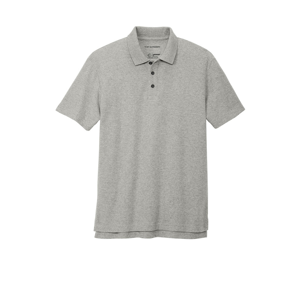 Port Authority® C-FREE® Cotton Blend Pique Polo - Deep Smoke Heather