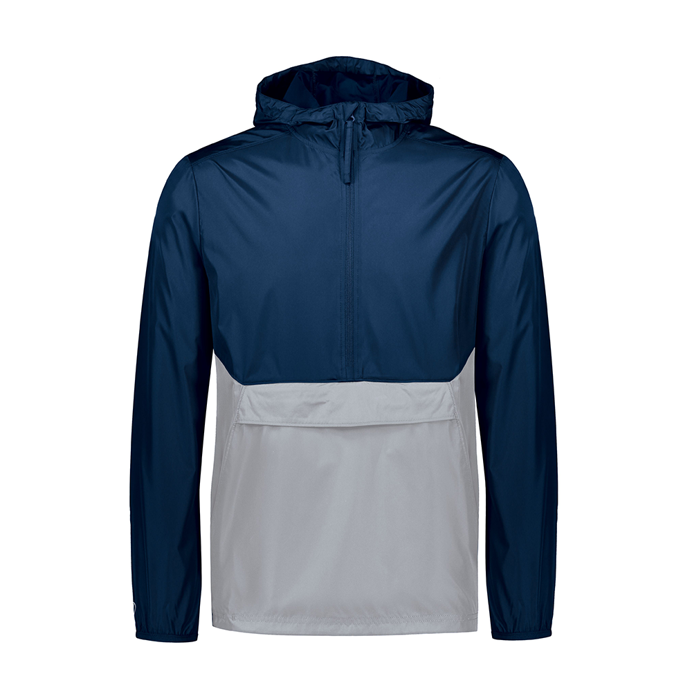 Holloway Pack Pullover - Navy/Athletic Grey
