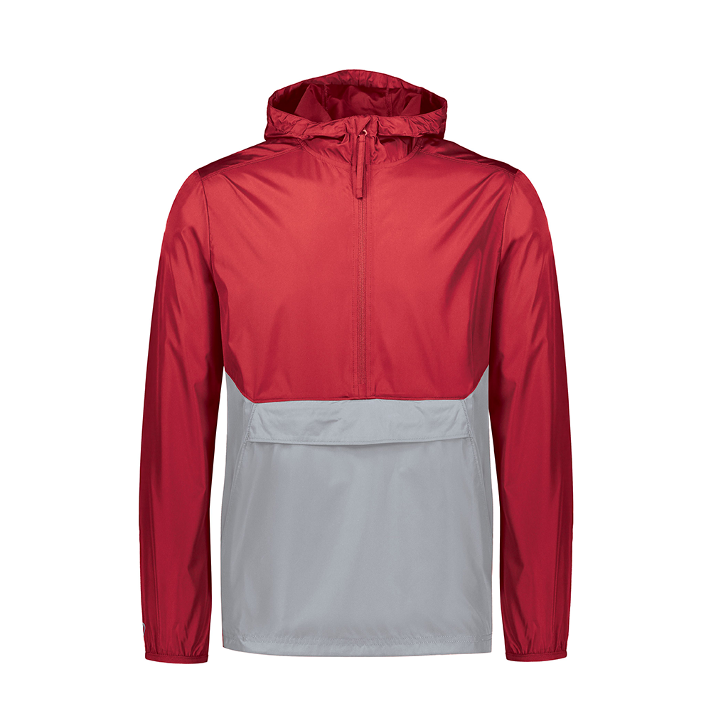 Holloway Pack Pullover - Scarlet/Athletic Grey