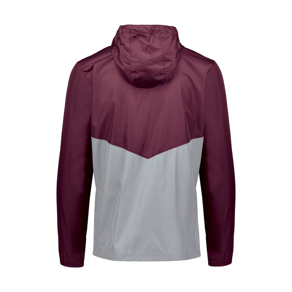 Holloway Pack Pullover - Maroon/Athletic Grey