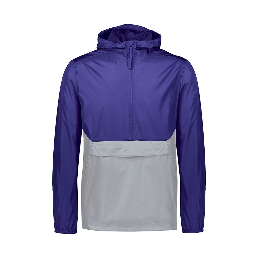 Holloway Pack Pullover - Purple/Athletic Grey