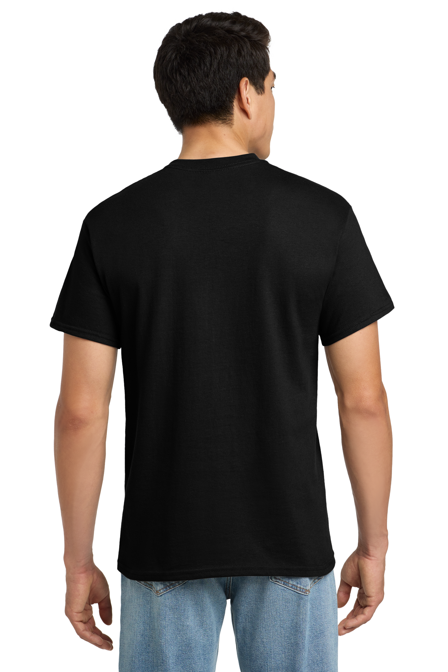 Ultra Cotton® 100% US Cotton T-Shirt with Pocket - Black