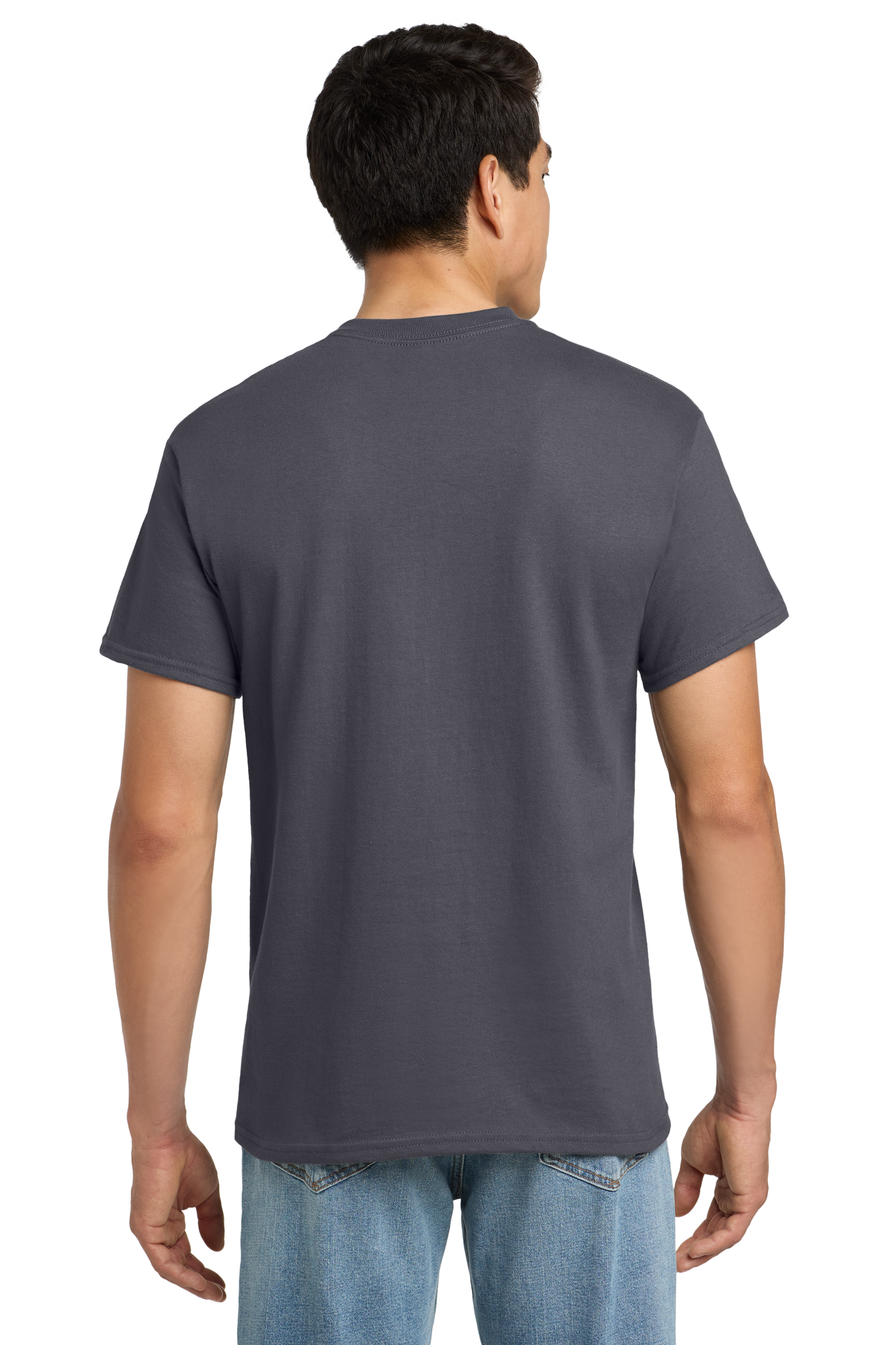 Ultra Cotton® 100% US Cotton T-Shirt with Pocket - Charcoal