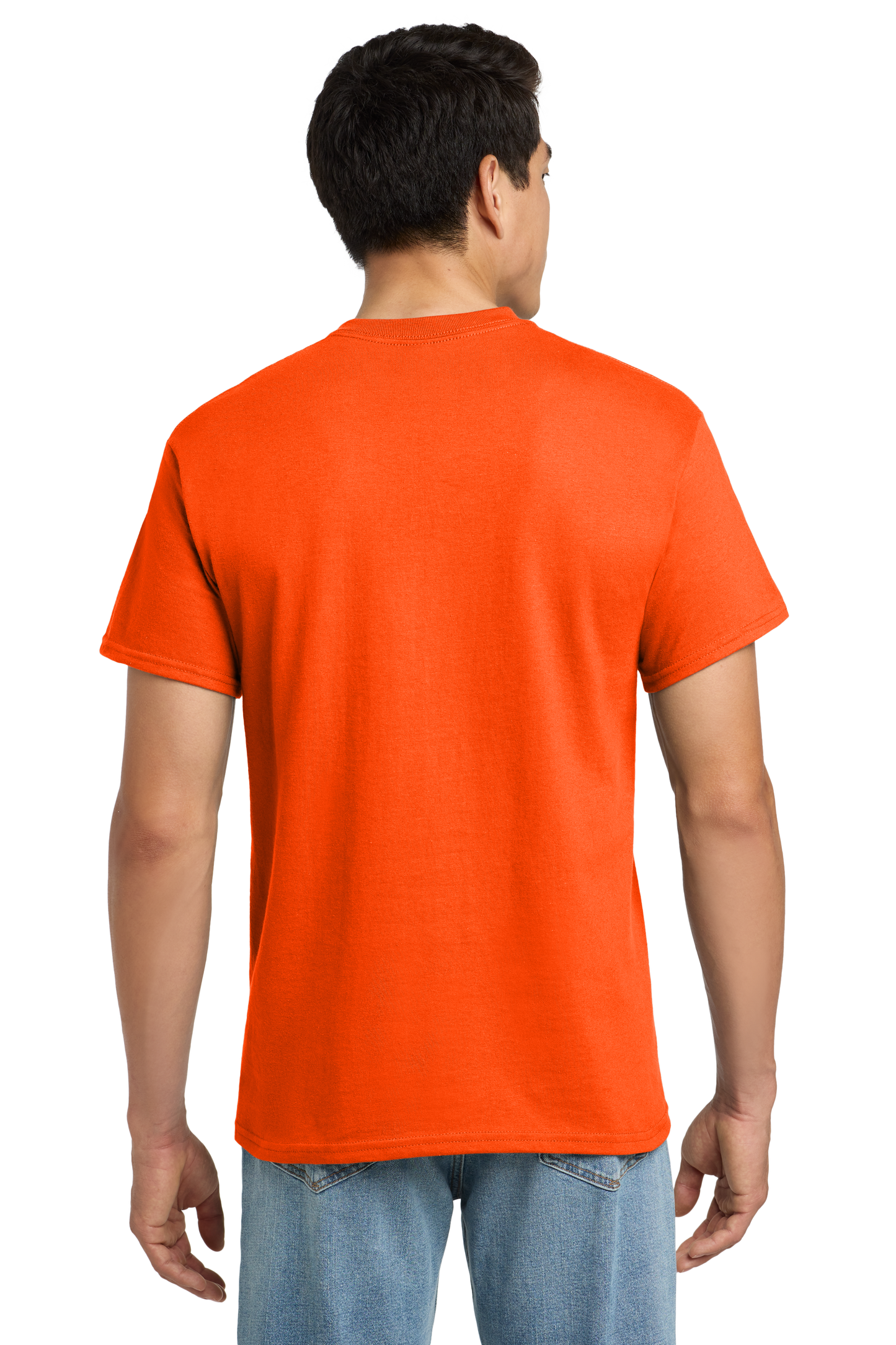 Ultra Cotton® 100% US Cotton T-Shirt with Pocket - Safety Orange