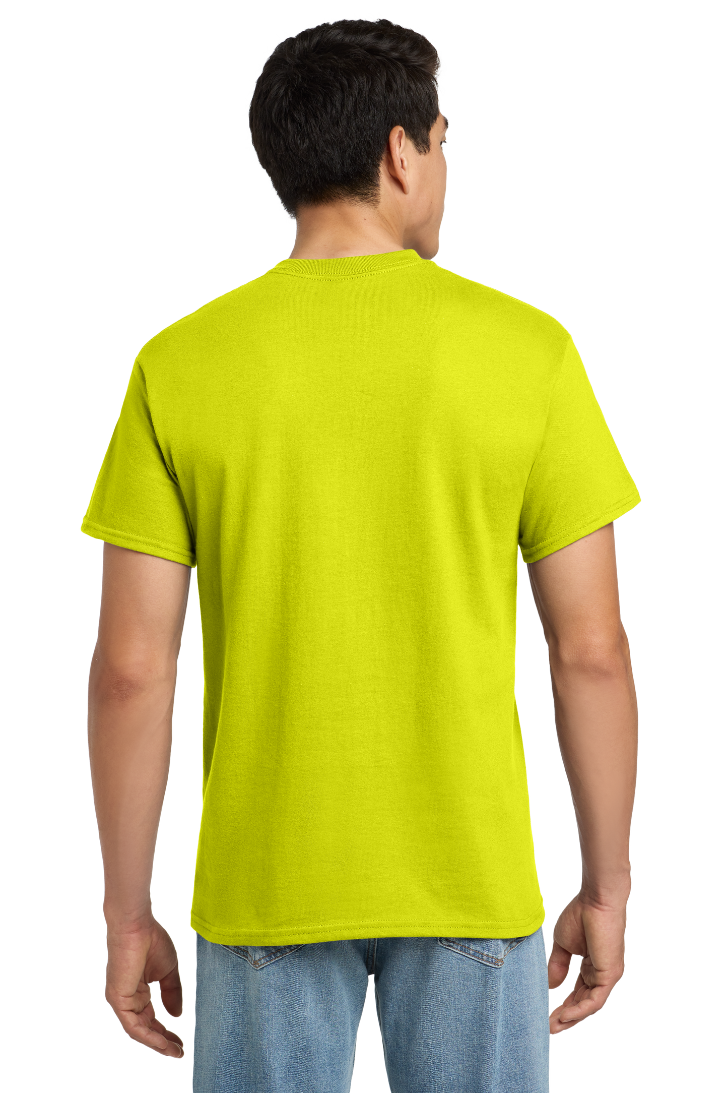 Ultra Cotton® 100% US Cotton T-Shirt with Pocket - Safety Green