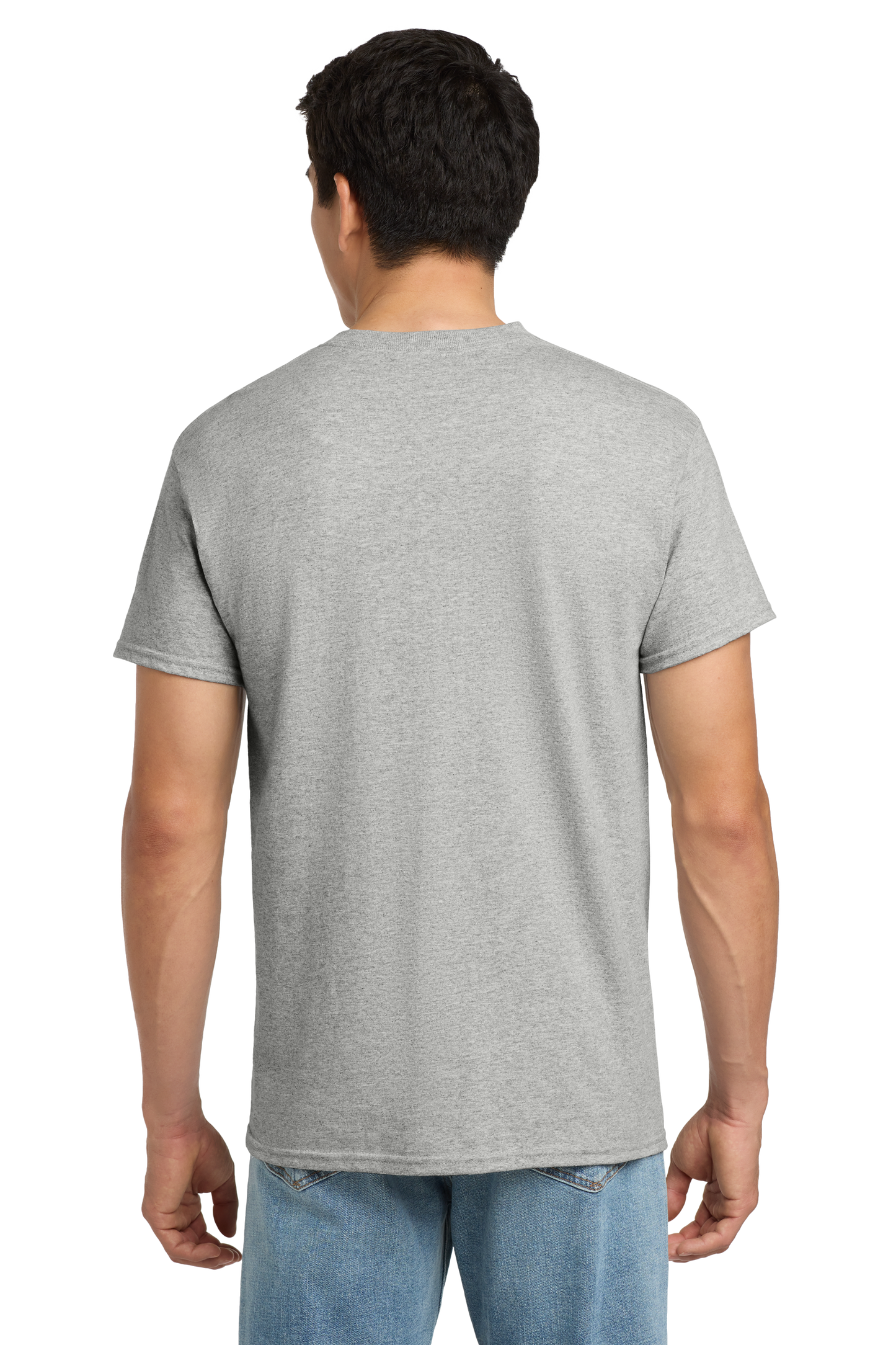 Ultra Cotton® 100% US Cotton T-Shirt with Pocket- Sport Grey