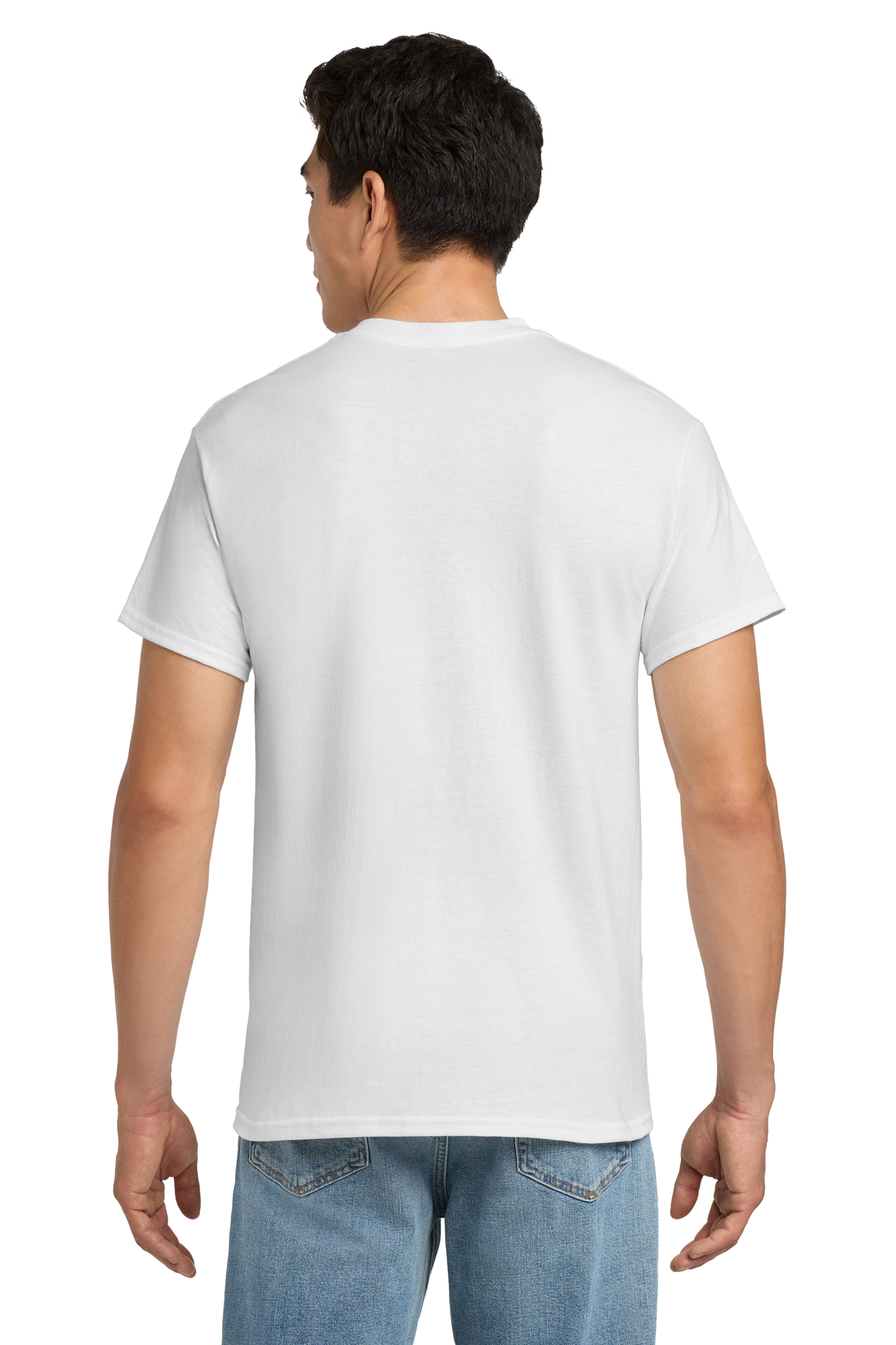 Ultra Cotton® 100% US Cotton T-Shirt with Pocket - White