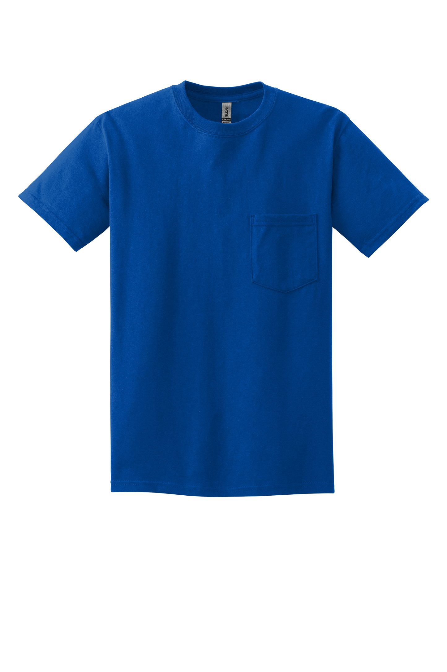 Ultra Cotton® 100% US Cotton T-Shirt with Pocket- Royal