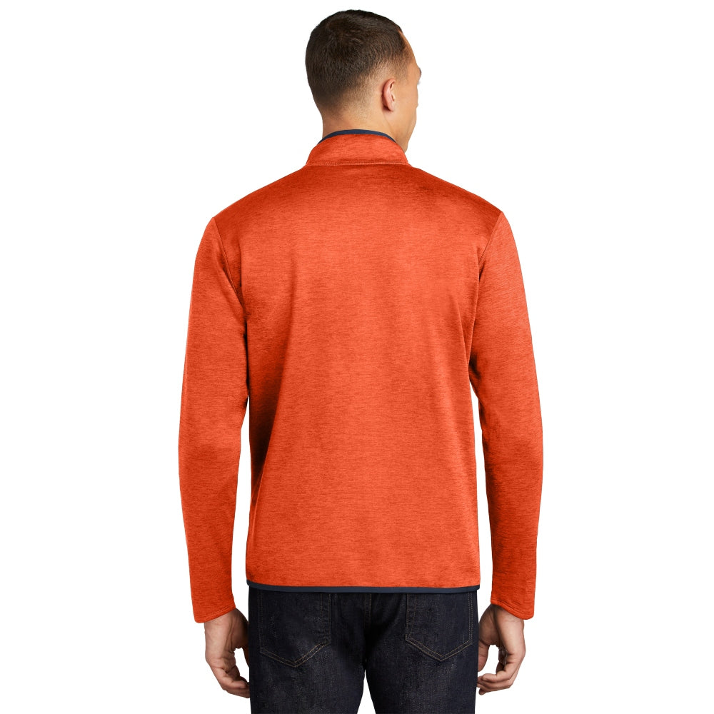 The North Face® Skyline Full-Zip Fleece Jacket - Zion Orange Heather/ Urban Navy