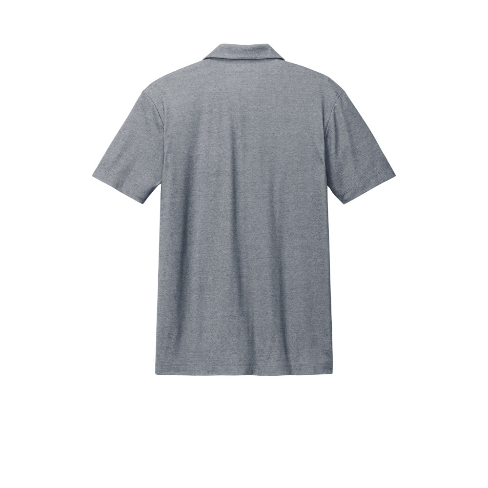 Port Authority® Fine Pique Blend Polo - River Blue Navy Heather