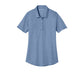 Port Authority® Women's Fine Pique Blend Polo - Aegean Blue Heather