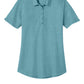 Port Authority® Women's Fine Pique Blend Polo - Dark Teal Heather