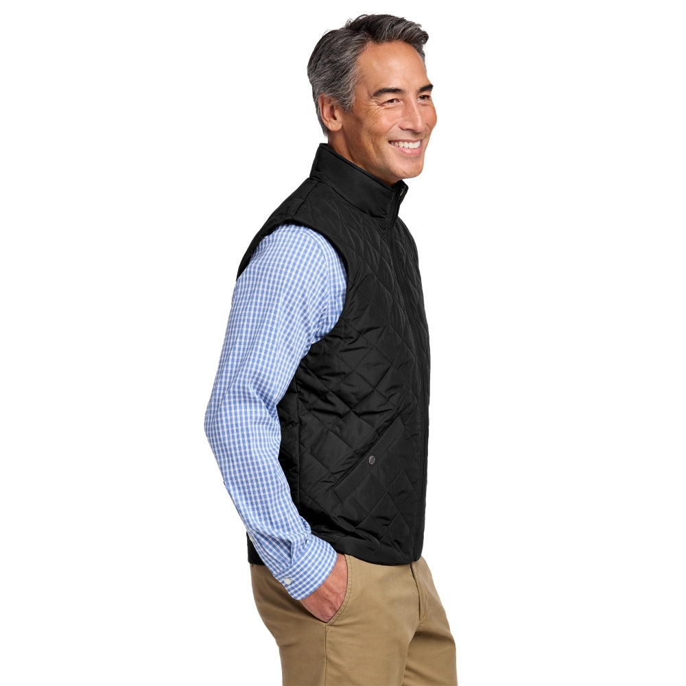 Brooks Brothers® Quilted Vest - Deep Black
