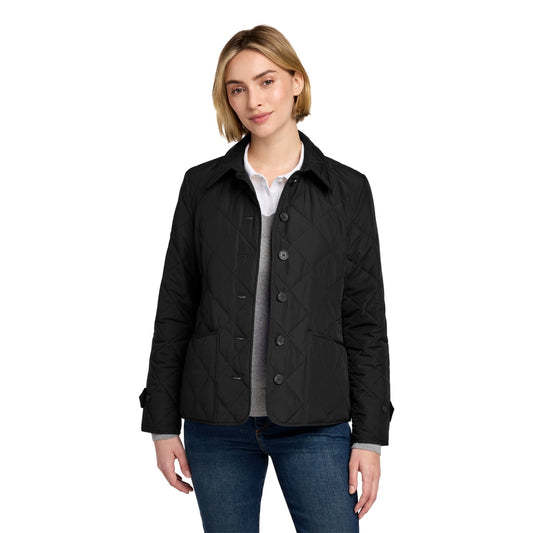 Brooks Brothers® Women’s Quilted Jacket - Deep Black