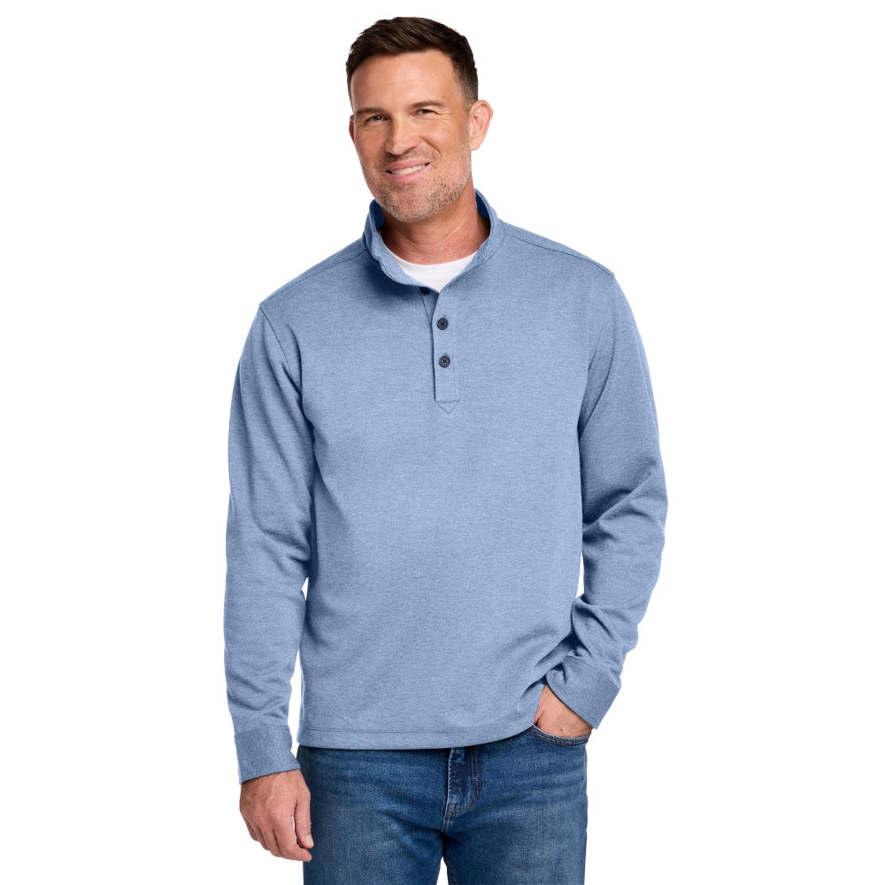 Brooks Brothers® Mid-Layer Stretch 12-Button - Aegean Blue Heather