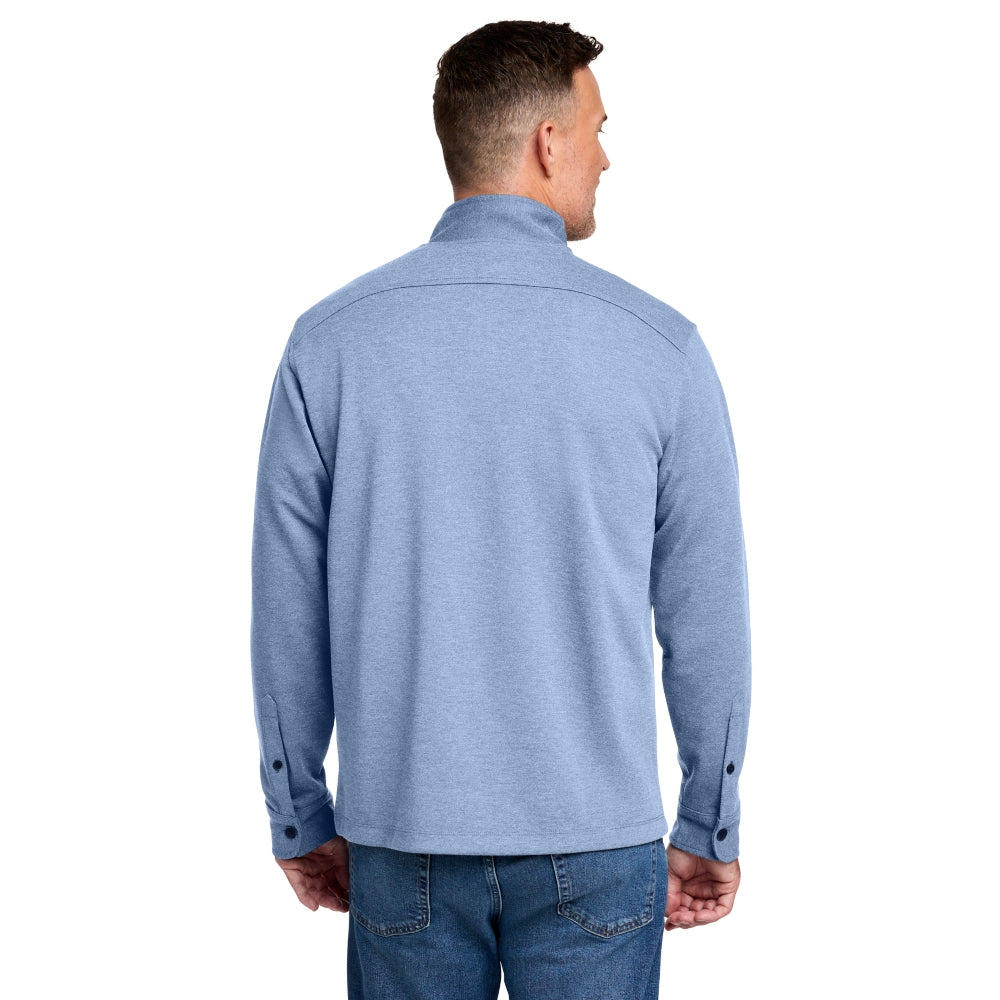 Brooks Brothers® Mid-Layer Stretch 12-Button - Aegean Blue Heather