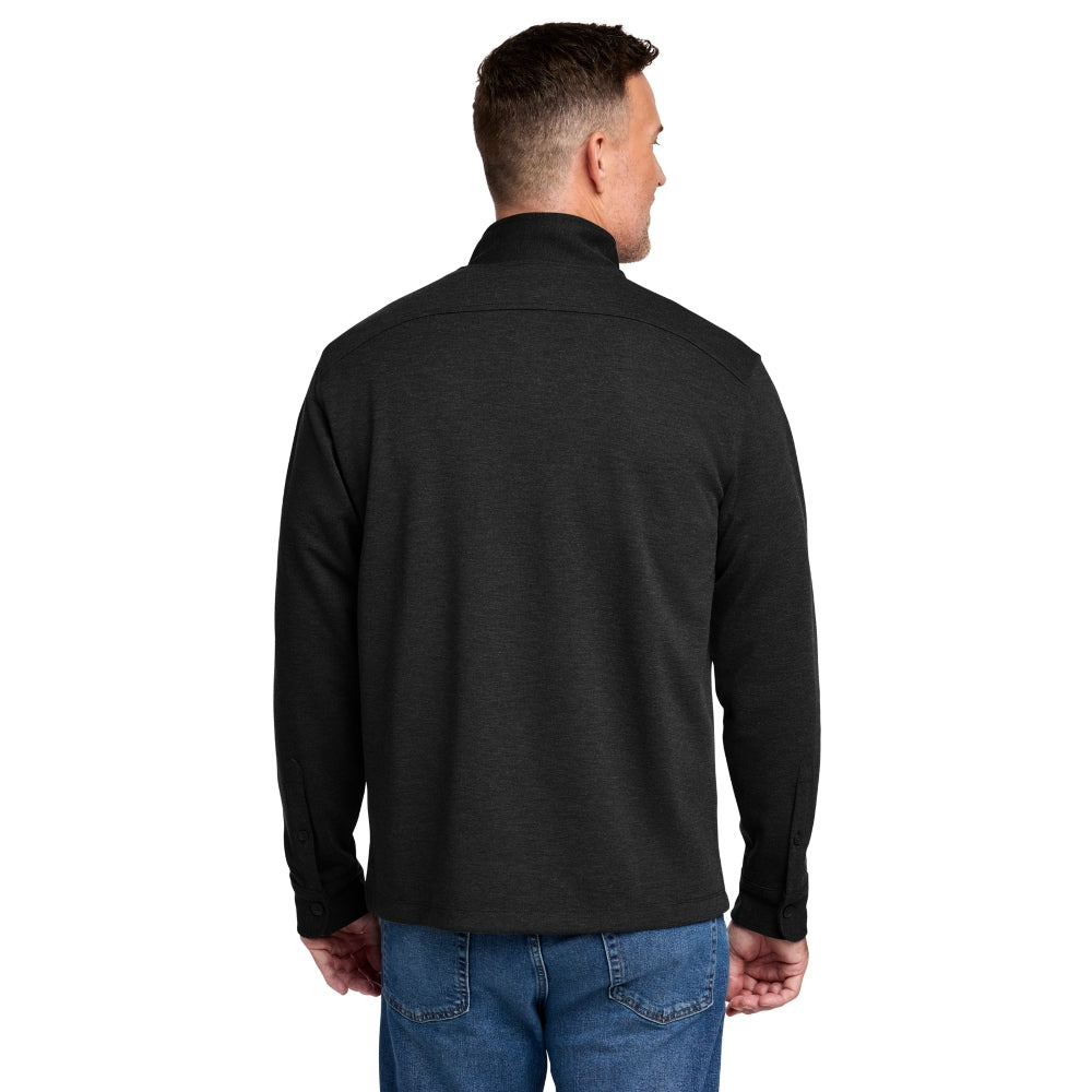 Brooks Brothers® Mid-Layer Stretch 12-Button - Black Heather