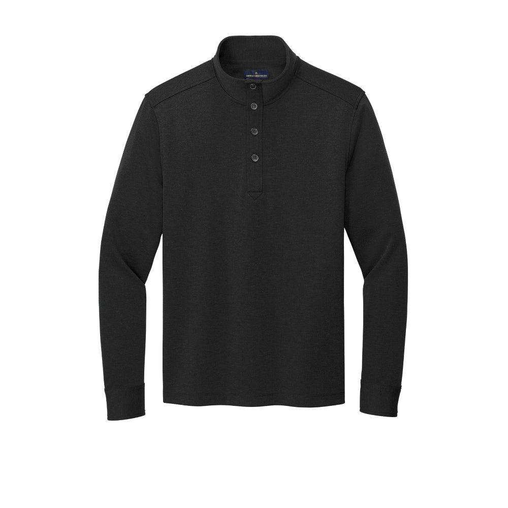 Brooks Brothers® Mid-Layer Stretch 12-Button - Black Heather