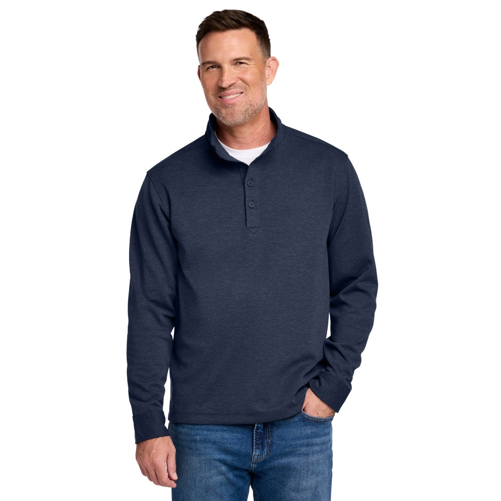 Brooks Brothers® Mid-Layer Stretch 12-Button - Navy Blue Heather
