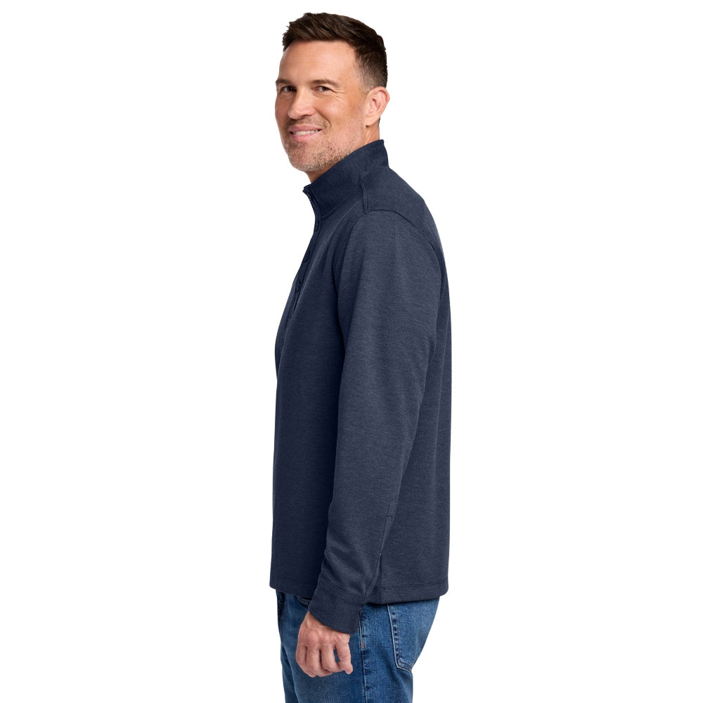 Brooks Brothers® Mid-Layer Stretch 12-Button - Navy Blue Heather