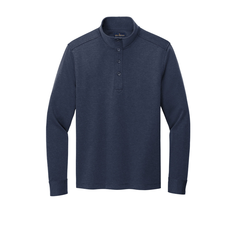 Brooks Brothers® Mid-Layer Stretch 12-Button - Navy Blue Heather