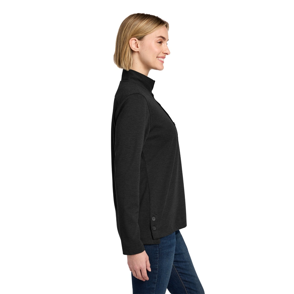 Brooks Brothers® Women’s Mid-Layer Stretch 12-Button - Black Heather
