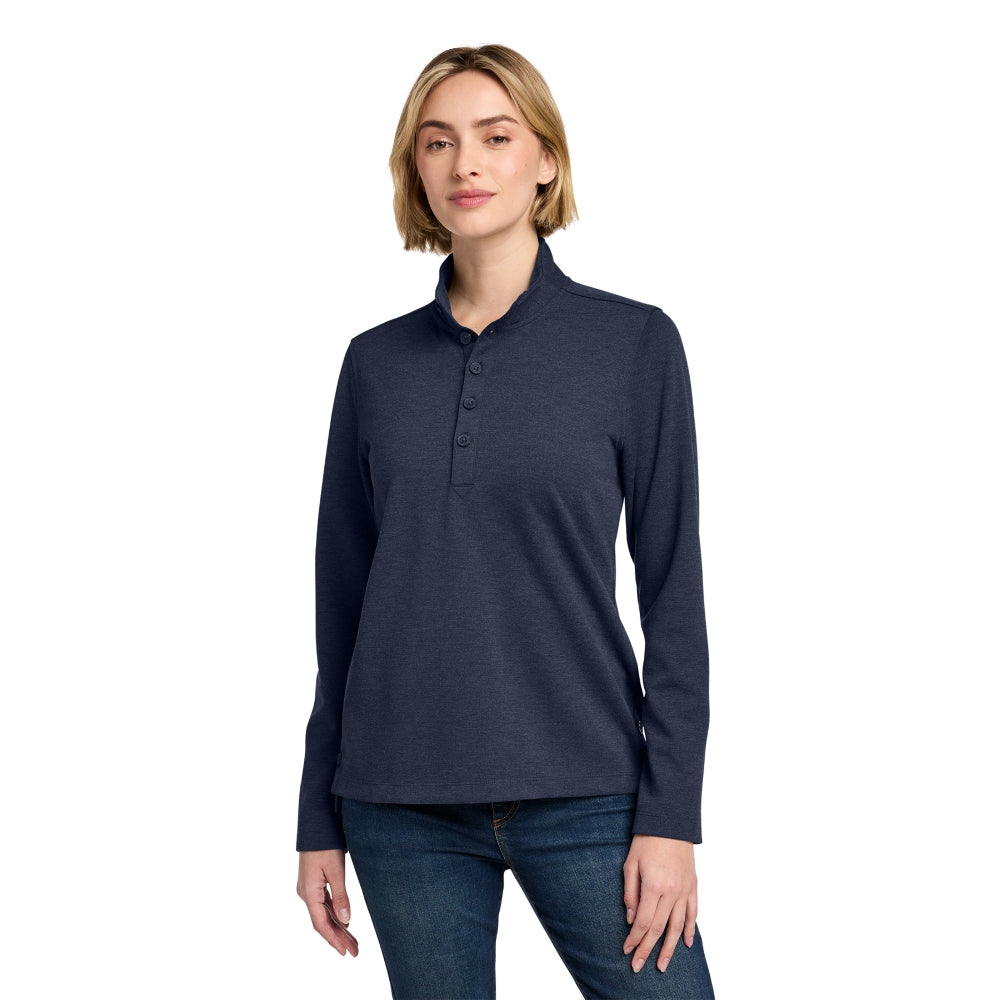 Brooks Brothers® Women’s Mid-Layer Stretch 12-Button - Navy Blazer Heather