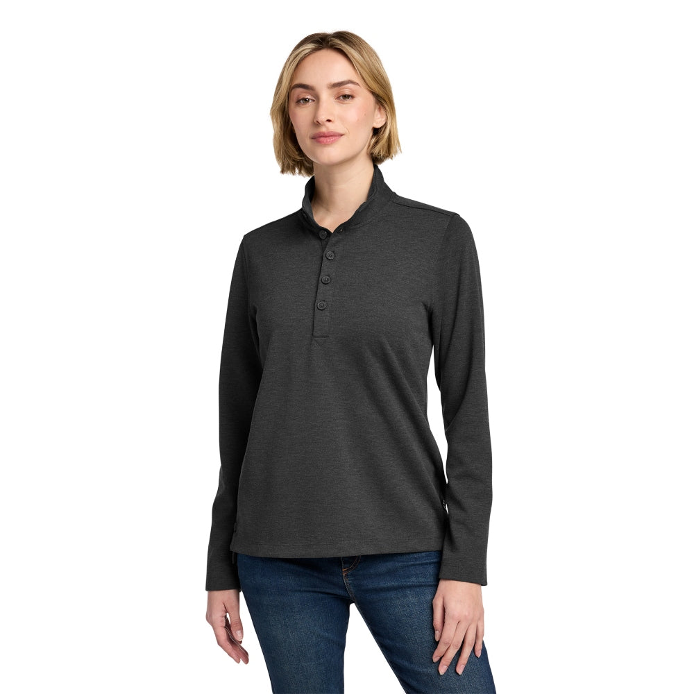 Brooks Brothers® Women’s Mid-Layer Stretch 12-Button - Windsor Grey Heather