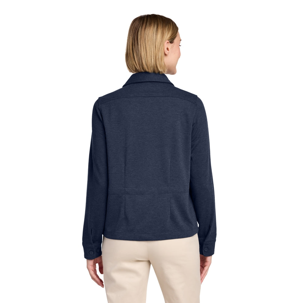 Brooks Brothers® Women’s Mid-Layer Stretch Button Jacket - Navy Blazer Heather