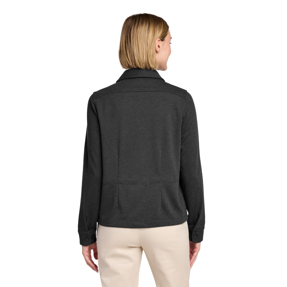 Brooks Brothers® Women’s Mid-Layer Stretch Button Jacket - Windsor Grey Heather