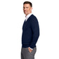 Brooks Brothers® Cotton Stretch V-Neck Sweater - Navy Blazer
