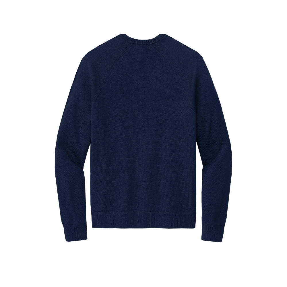 Brooks Brothers® Cotton Stretch V-Neck Sweater - Navy Blazer