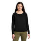District® Women’s Featherweight French Terry™ Long Sleeve Crewneck - Black