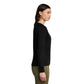 District® Women’s Featherweight French Terry™ Long Sleeve Crewneck - Black
