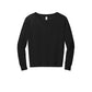 District® Women’s Featherweight French Terry™ Long Sleeve Crewneck - Black