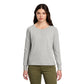District® Women’s Featherweight French Terry™ Long Sleeve Crewneck - Light Heather Grey