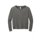 District® Women’s Featherweight French Terry™ Long Sleeve Crewneck - Washed Coal