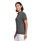 TravisMathew Women's Coto Performance Polo - Quiet Shade Grey/Black