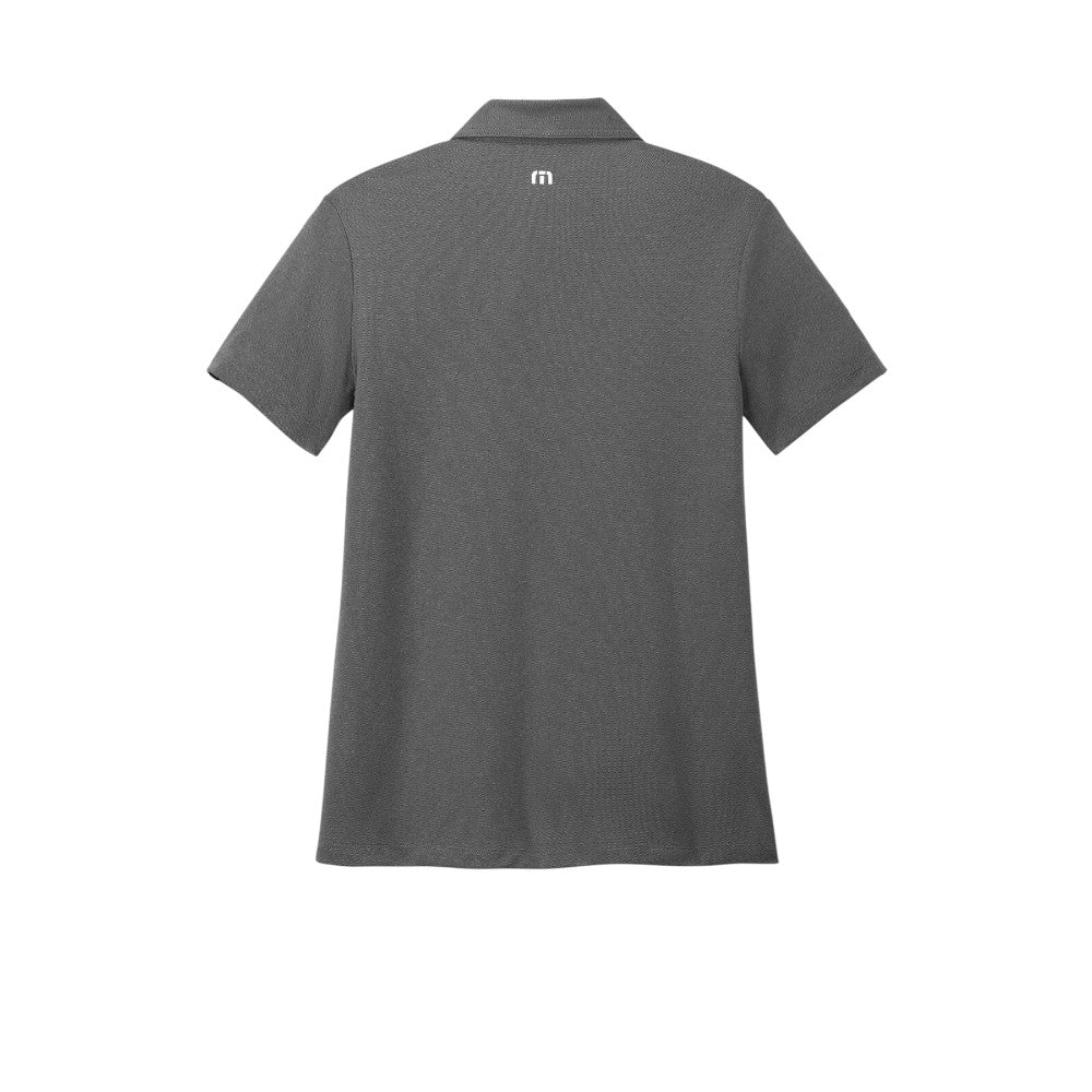 TravisMathew Women's Coto Performance Polo - Quiet Shade Grey/Black