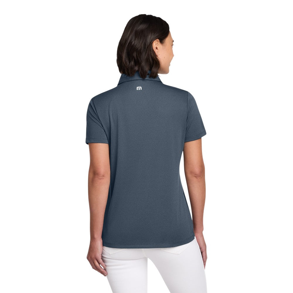 TravisMathew Women's Coto Performance Polo - Vintage Indigo/Black
