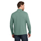 TravisMathew Coto Performance 1/4-Zip - Beryl Green Heather